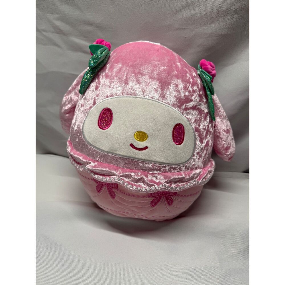 Squishmallows My Melody 8” Sanrio Rose Dress Valentine Pink Plush
